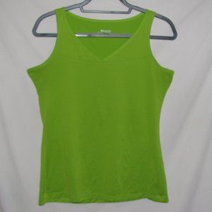 Womens' Columbia Sportswear Light Green Athletic Tank Top Size Medium